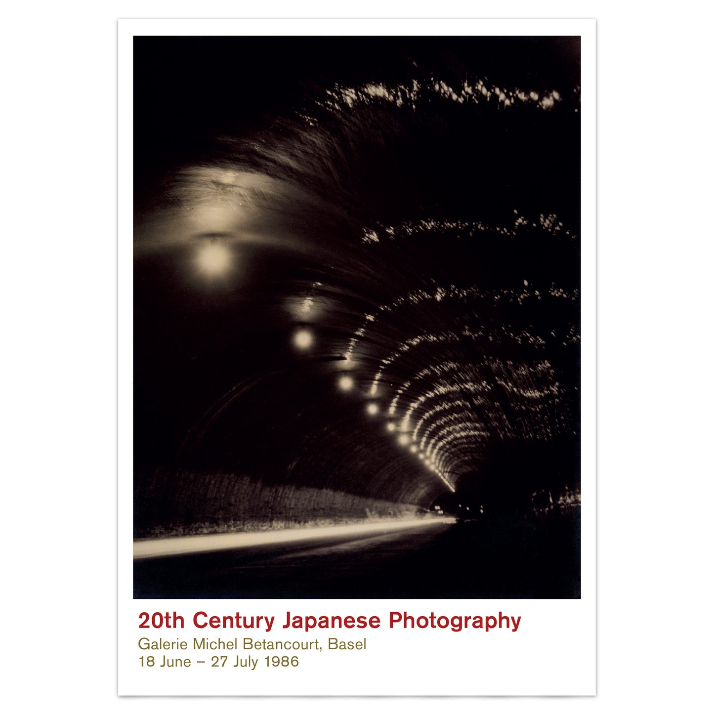 Japanese 20th Century Photography Exhibition Poster