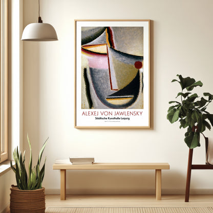 Alexej von Jawlensky Exhibition Poster - 'Abstract Head (Constructive Head)', 1930