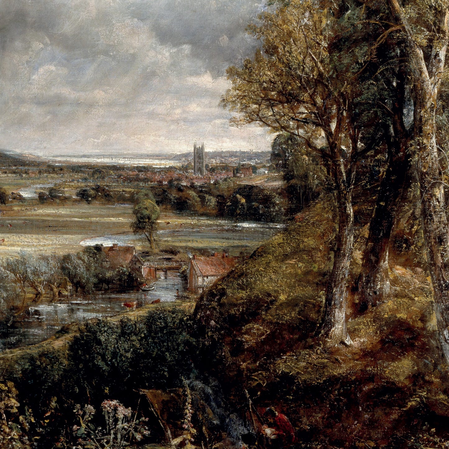 John Constable Exhibition Poster - The Vale of Dedham, 1802