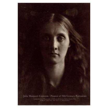 Julia Margaret Cameron Photography Exhibition Poster Print - Portrait of Julia Jackson