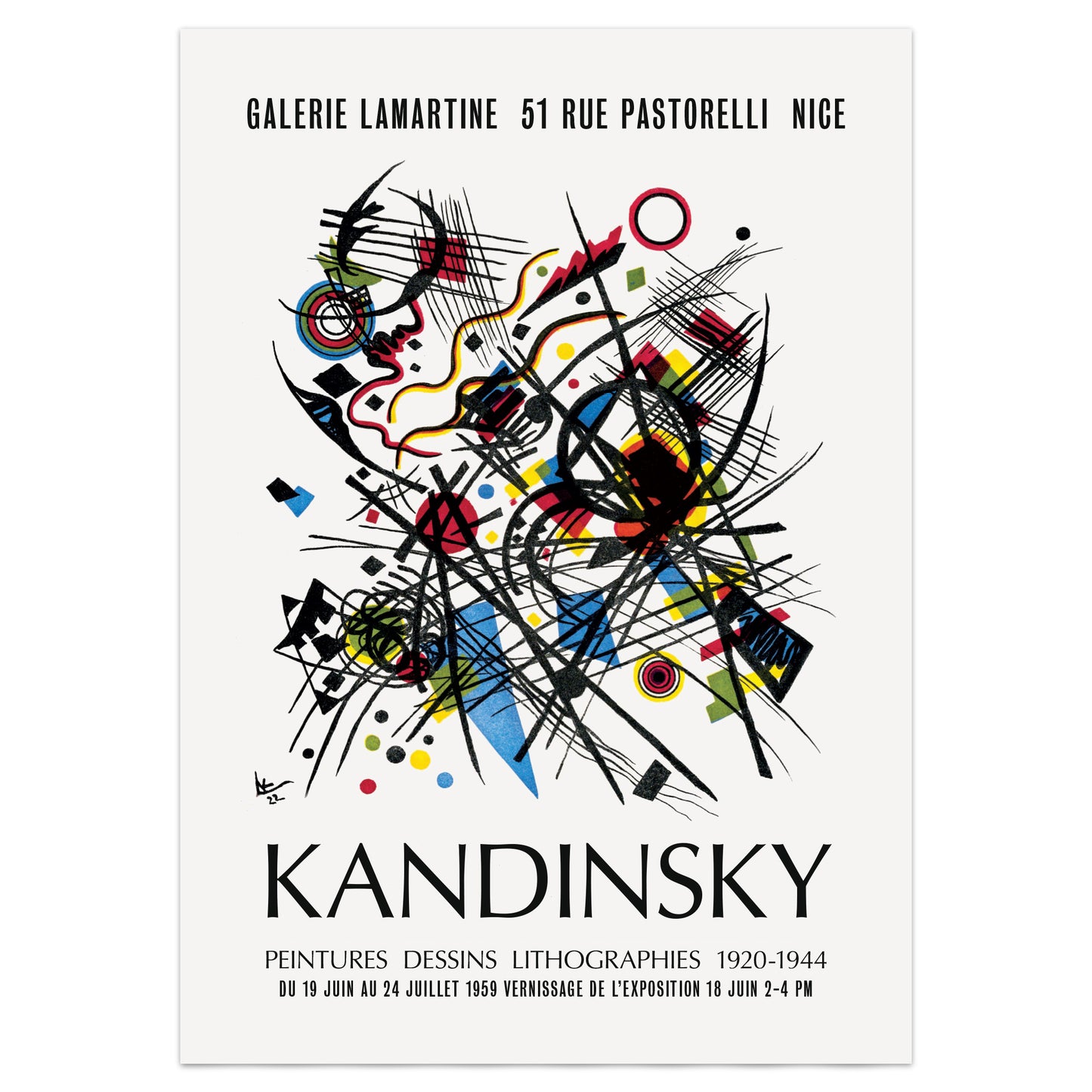 Wassily Kandinsky Exhibition Poster