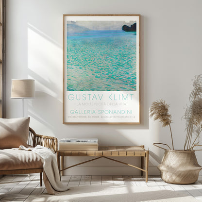 Gustav Klimt 'Attersee' Exhibition Poster