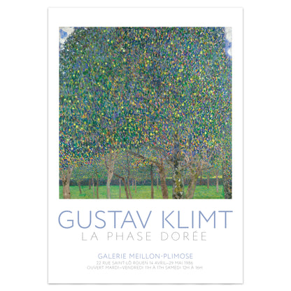 Gustav Klimt 'Pear Tree' Exhibition Poster