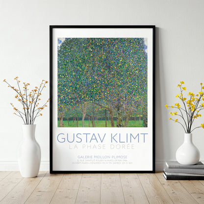 Gustav Klimt 'Pear Tree' Exhibition Poster