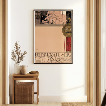 Gustav Klimt Poster For The First Secession Exhibition