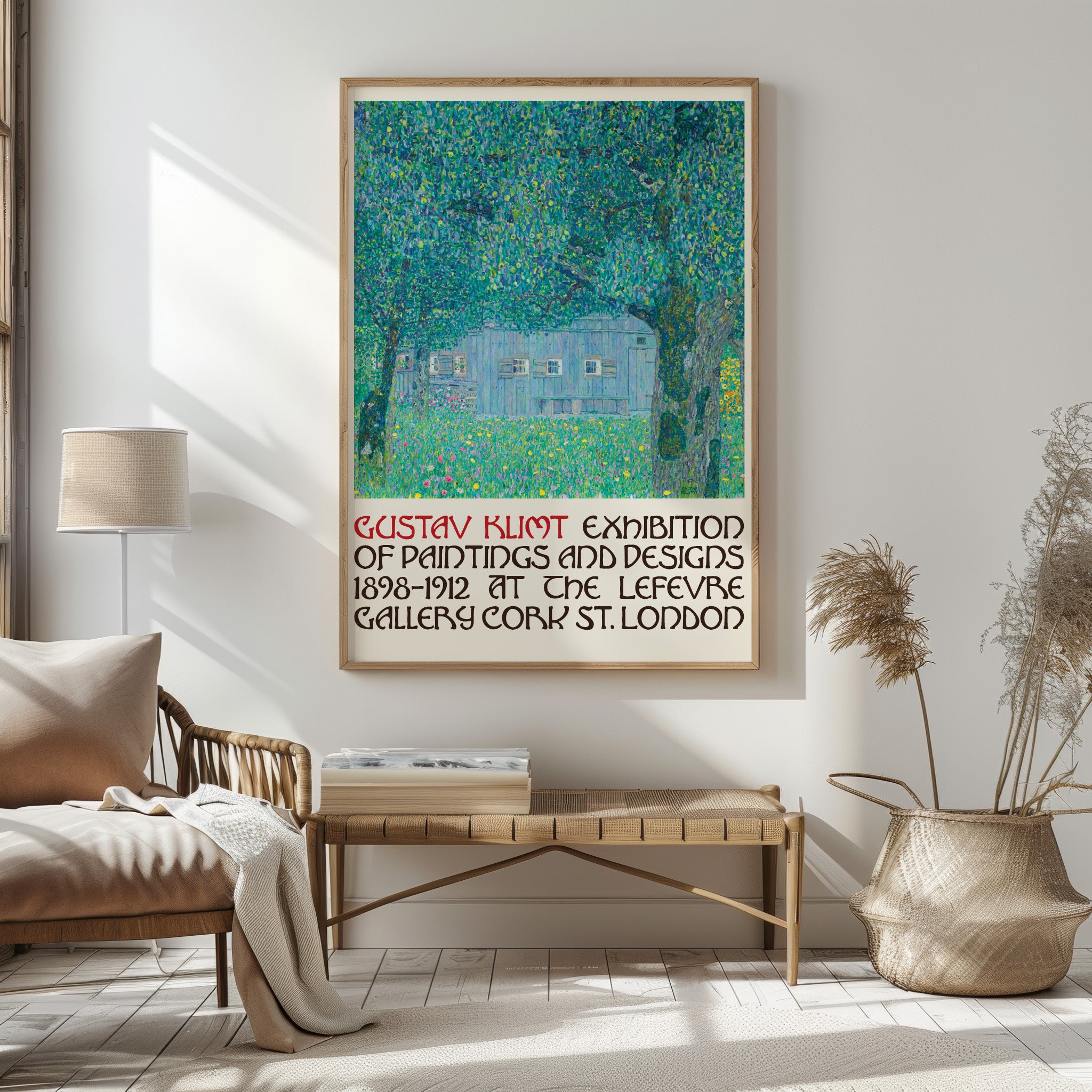 Gustav Klimt Art Nouveau Exhibition Poster | Art Poster Archive