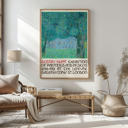 Gustav Klimt Art Nouveau Exhibition Poster
