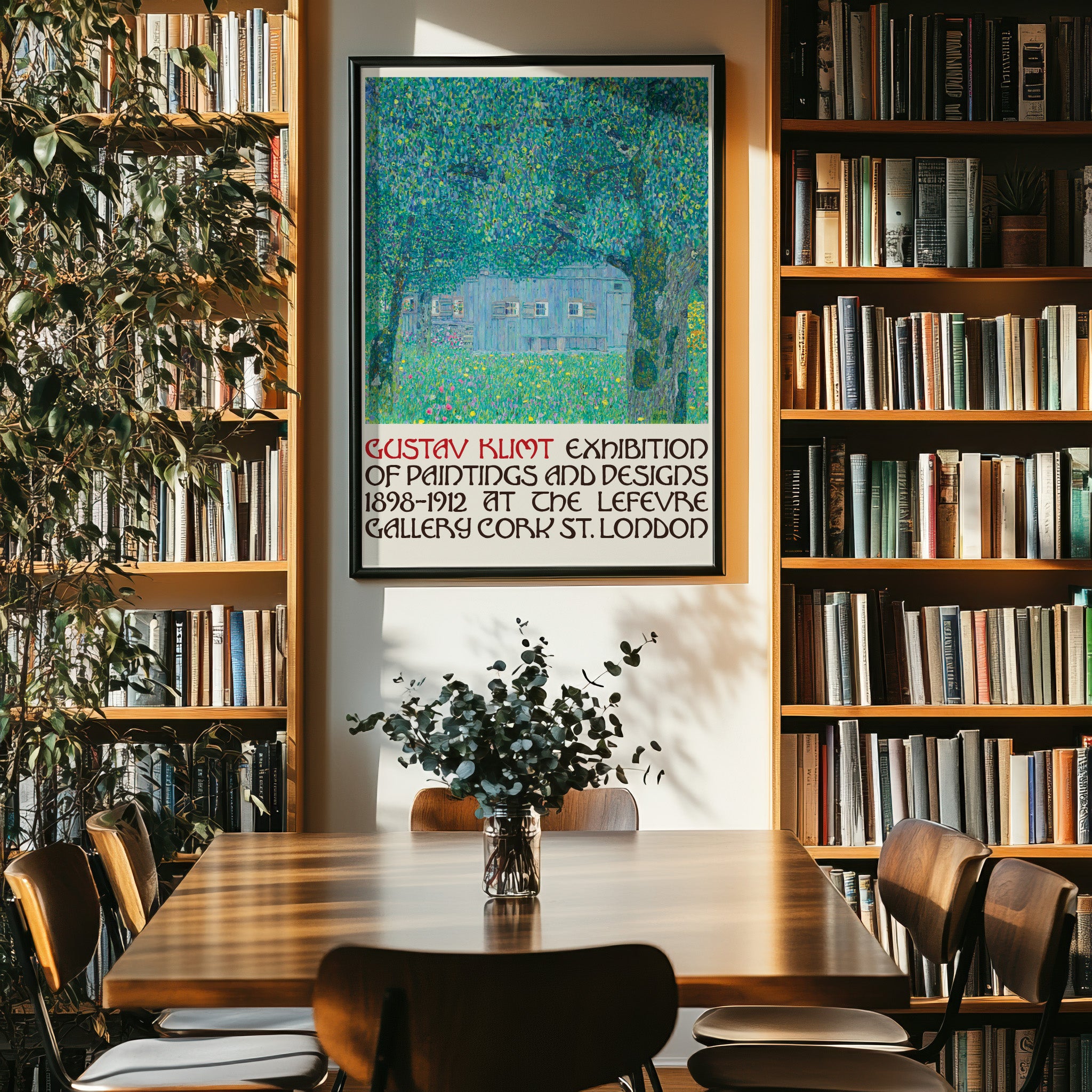 Gustav Klimt Art Nouveau Exhibition Poster | Art Poster Archive