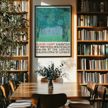 Gustav Klimt Art Nouveau Exhibition Poster