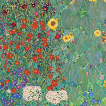 Gustav Klimt Sunflowers Exhibition Poster