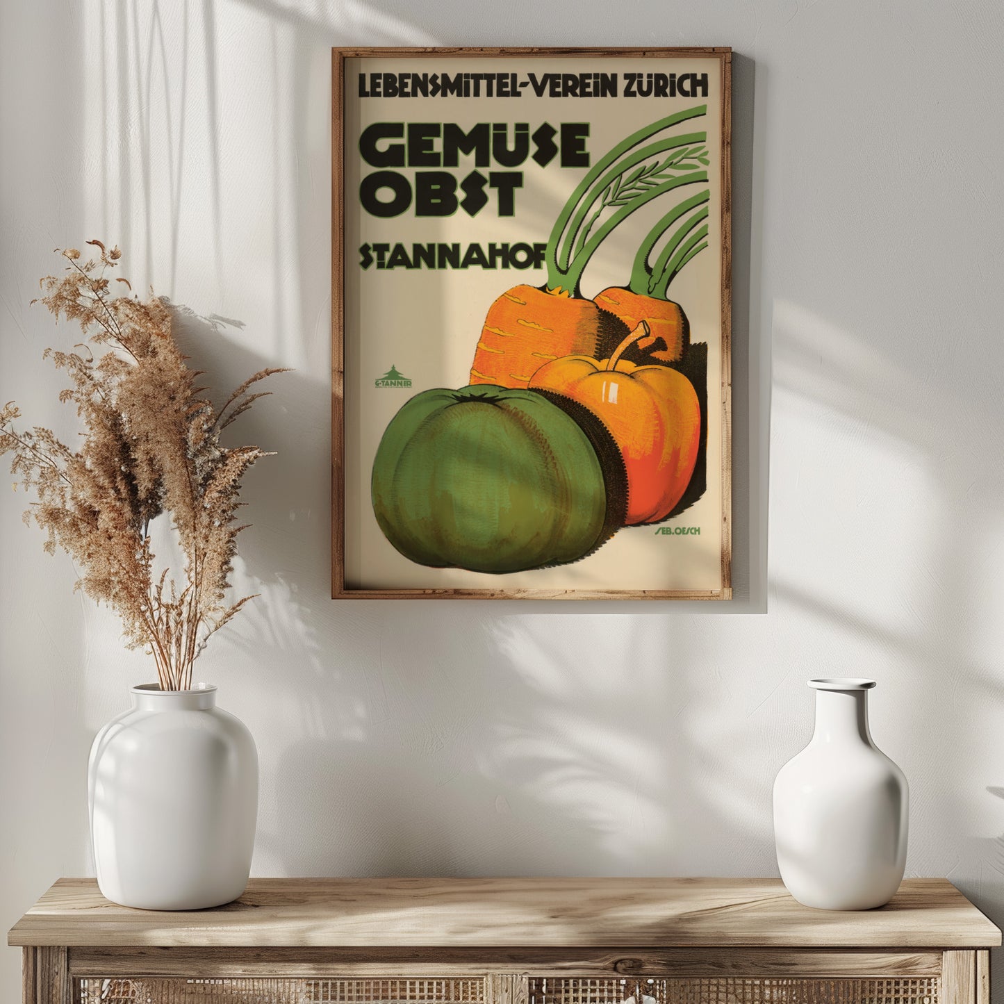 Lebensmittelverein Zürich Fruit & Vegetables Poster