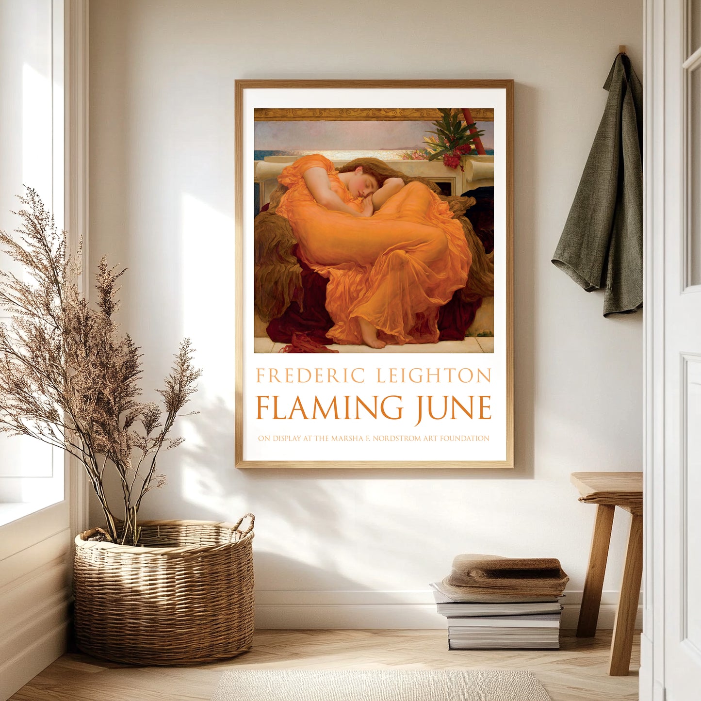 Frederic Leighton 'Flaming June' Exhibition Poster