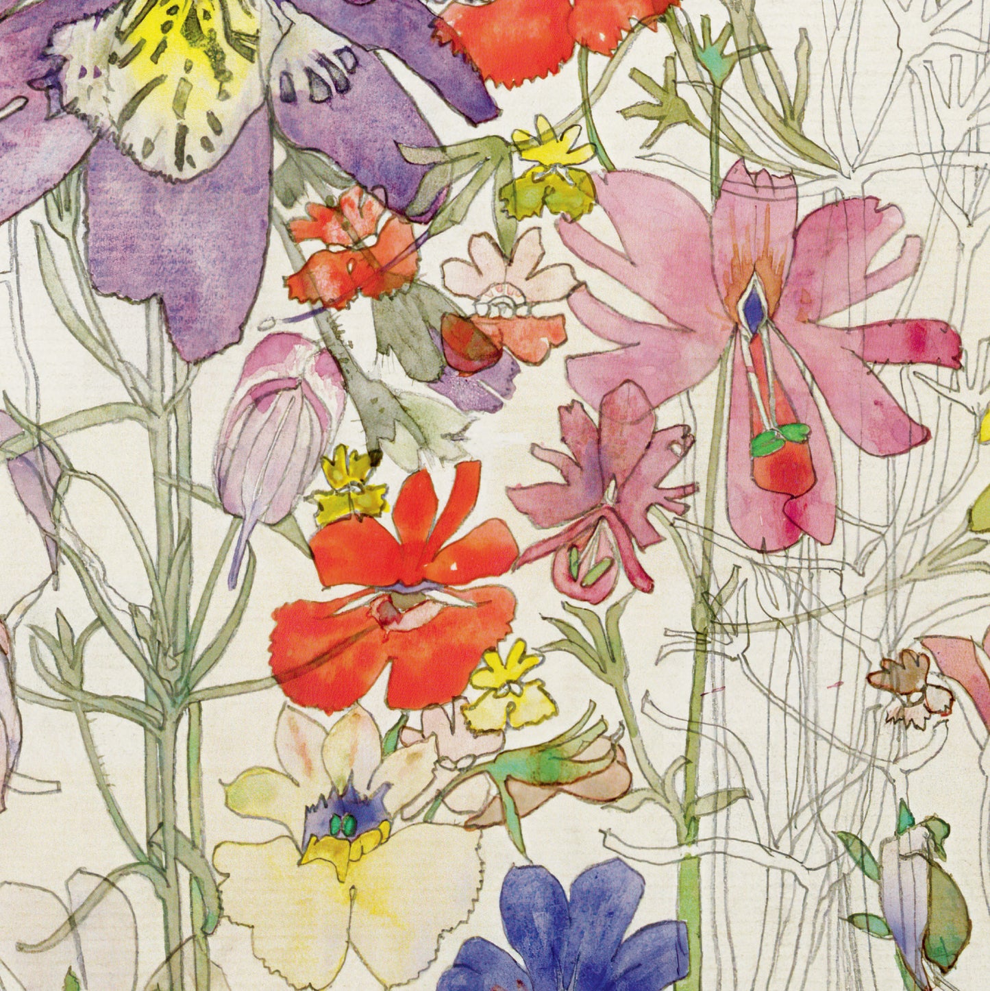 Charles Rennie Mackintosh Exhibition Poster - 'Butterfly Flower' 1912