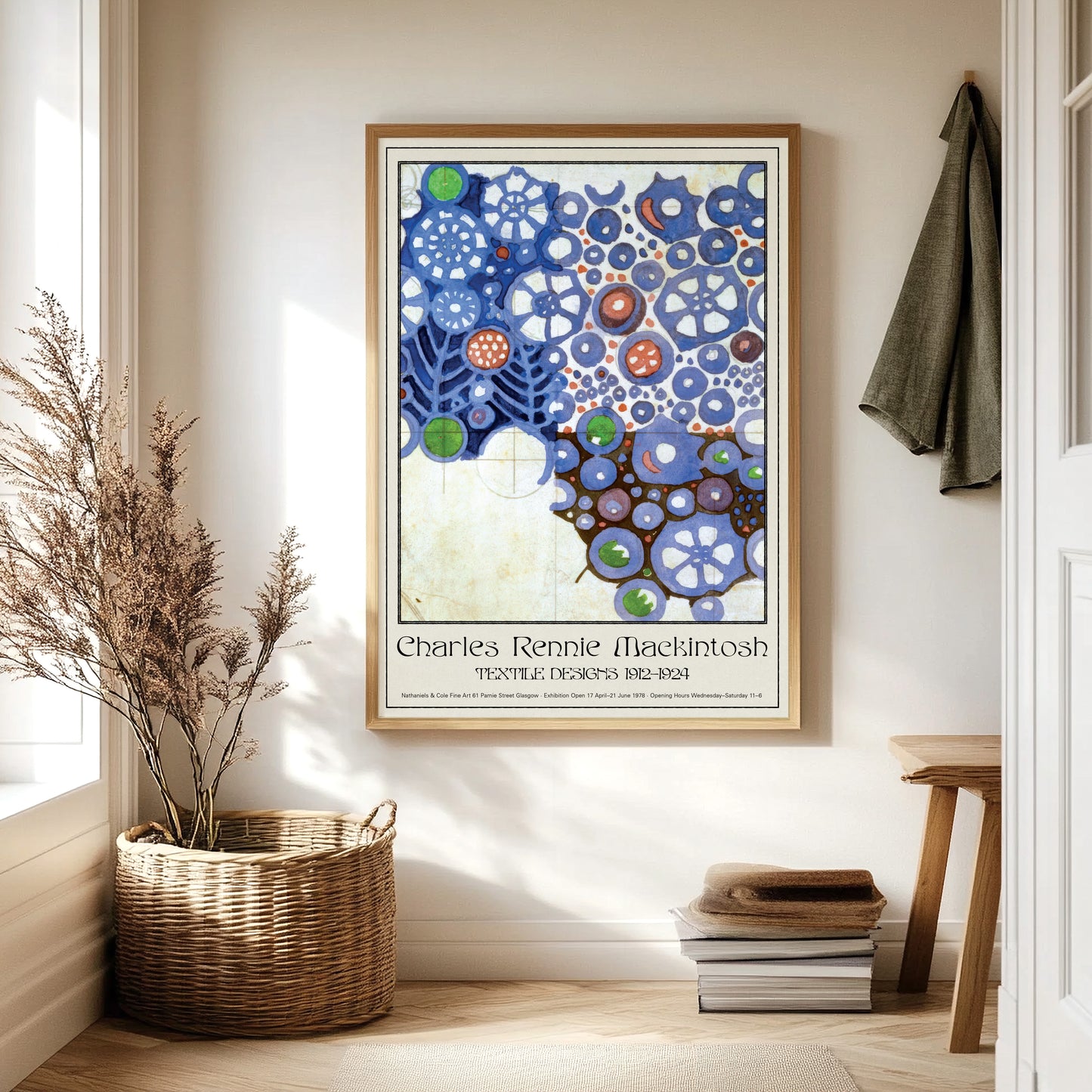 Charles Rennie Mackintosh Poster – 1918 Textile Design