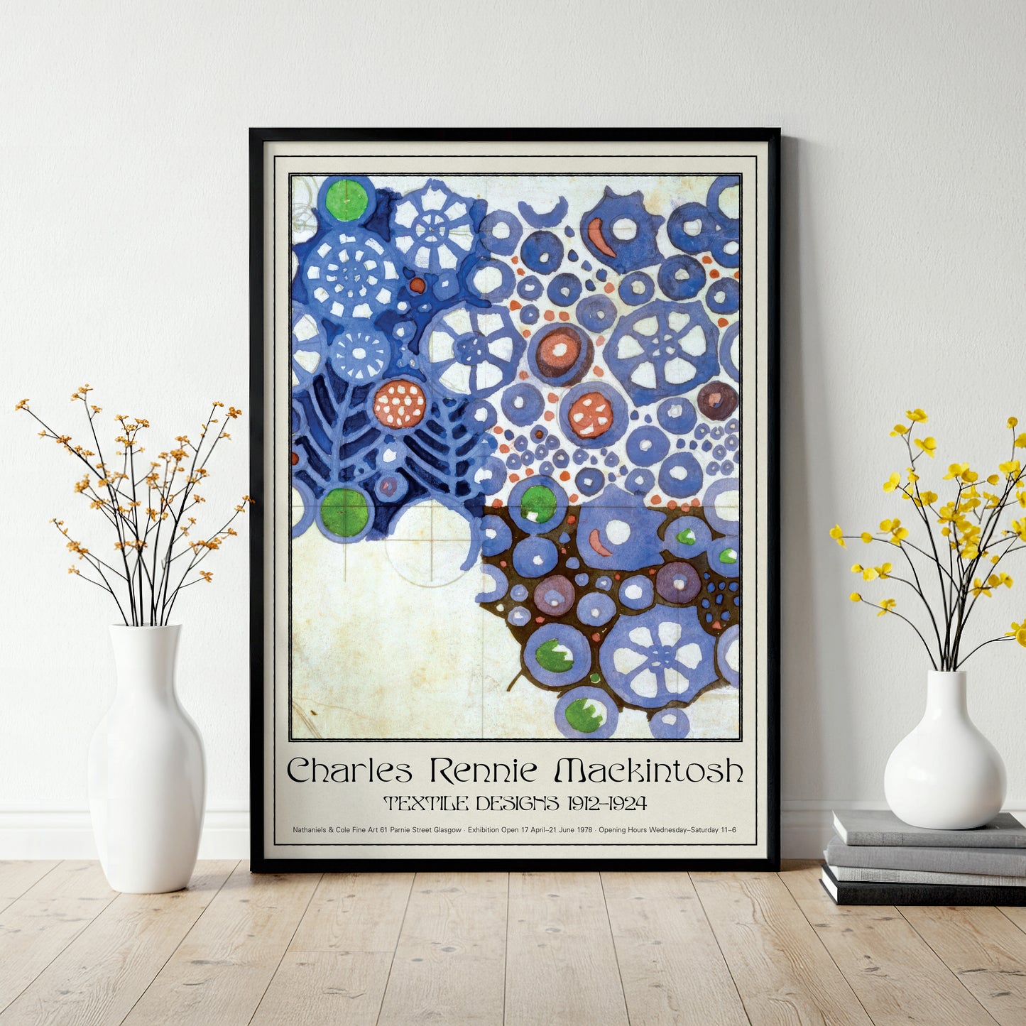 Charles Rennie Mackintosh Poster – 1918 Textile Design