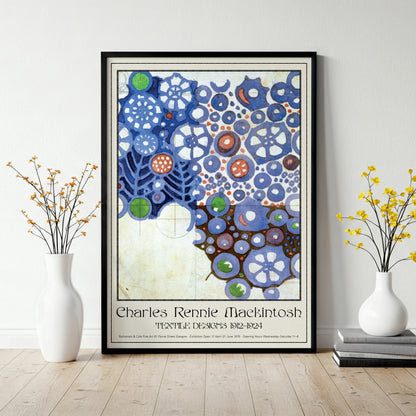 Charles Rennie Mackintosh Poster – 1918 Textile Design