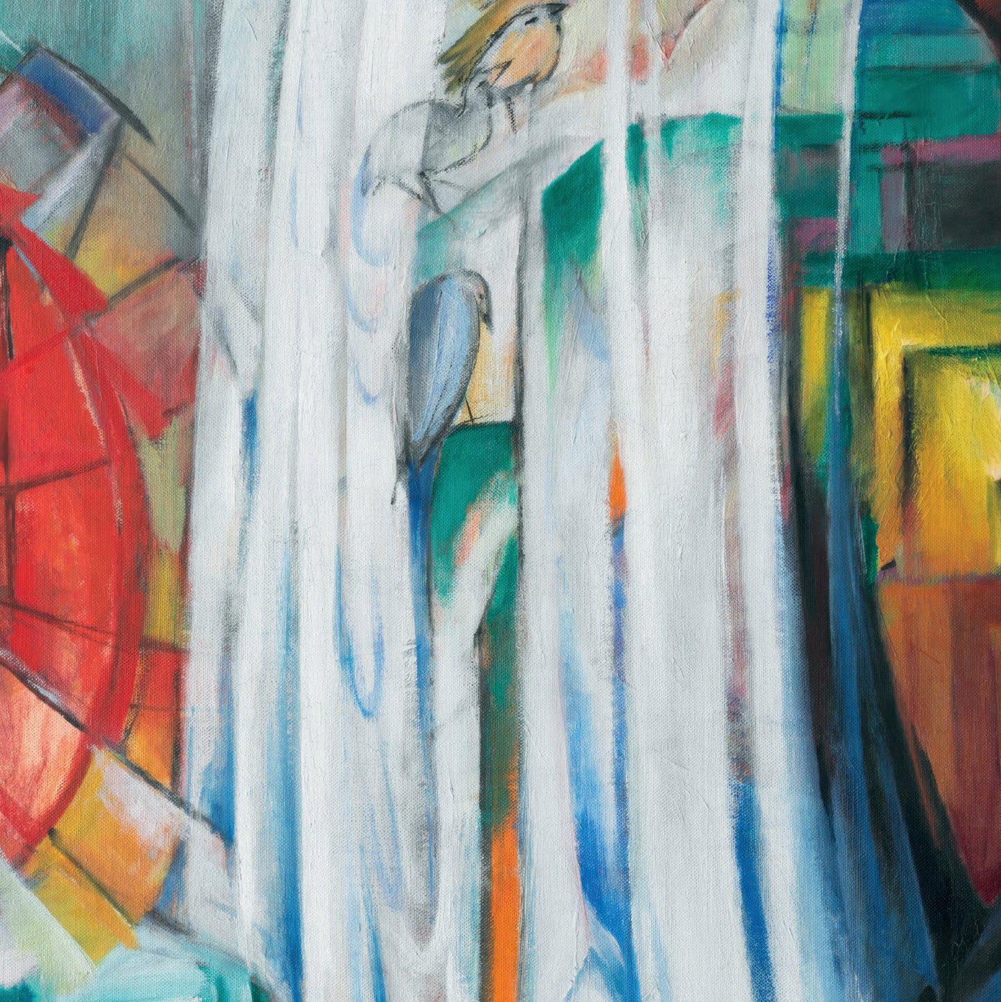 Franz Marc's 'The Bewitched Mill' - Vintage Style Exhibition Poster