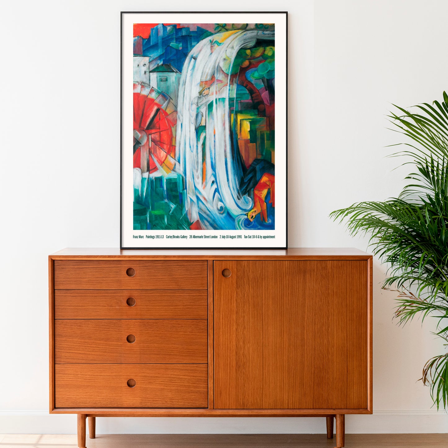 Franz Marc's 'The Bewitched Mill' - Vintage Style Exhibition Poster