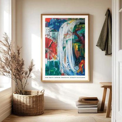 Franz Marc's 'The Bewitched Mill' - Vintage Style Exhibition Poster