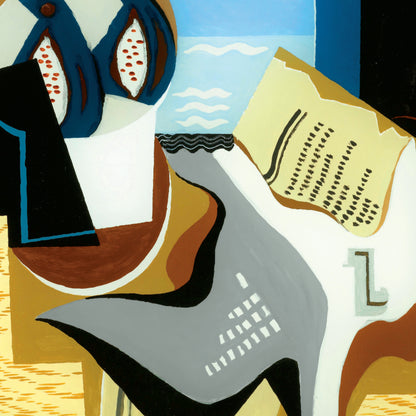 Louis Marcoussis Exhibition Poster - 'Composition à l'oiseau' (Composition with Bird)