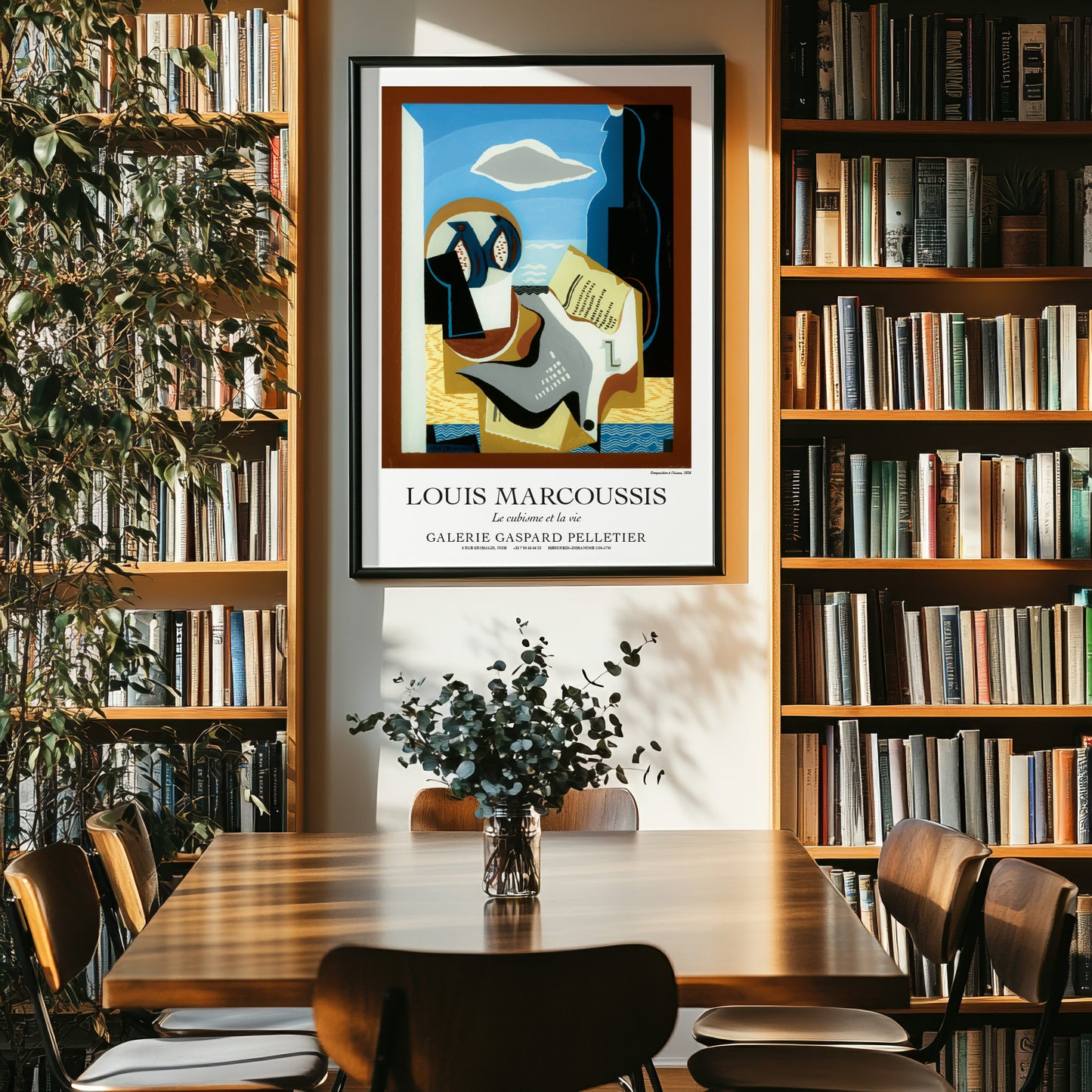 Louis Marcoussis Exhibition Poster - 'Composition à l'oiseau' (Composition with Bird)