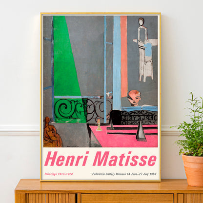 Henri Matisse Exhibition Poster - 'The Piano Lesson' (1916)