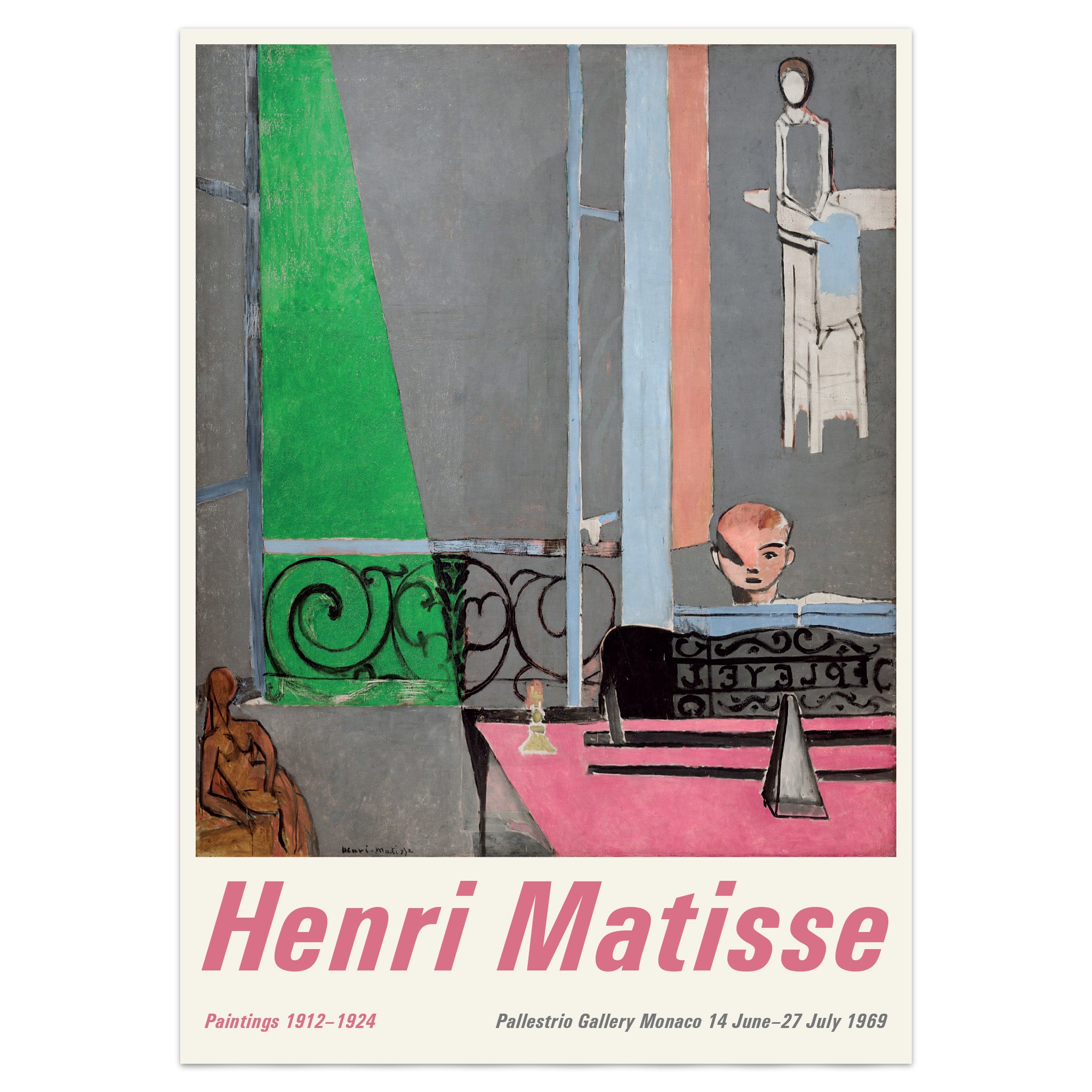Henri Matisse The Piano Lesson Poster – Modernist Exhibition Print