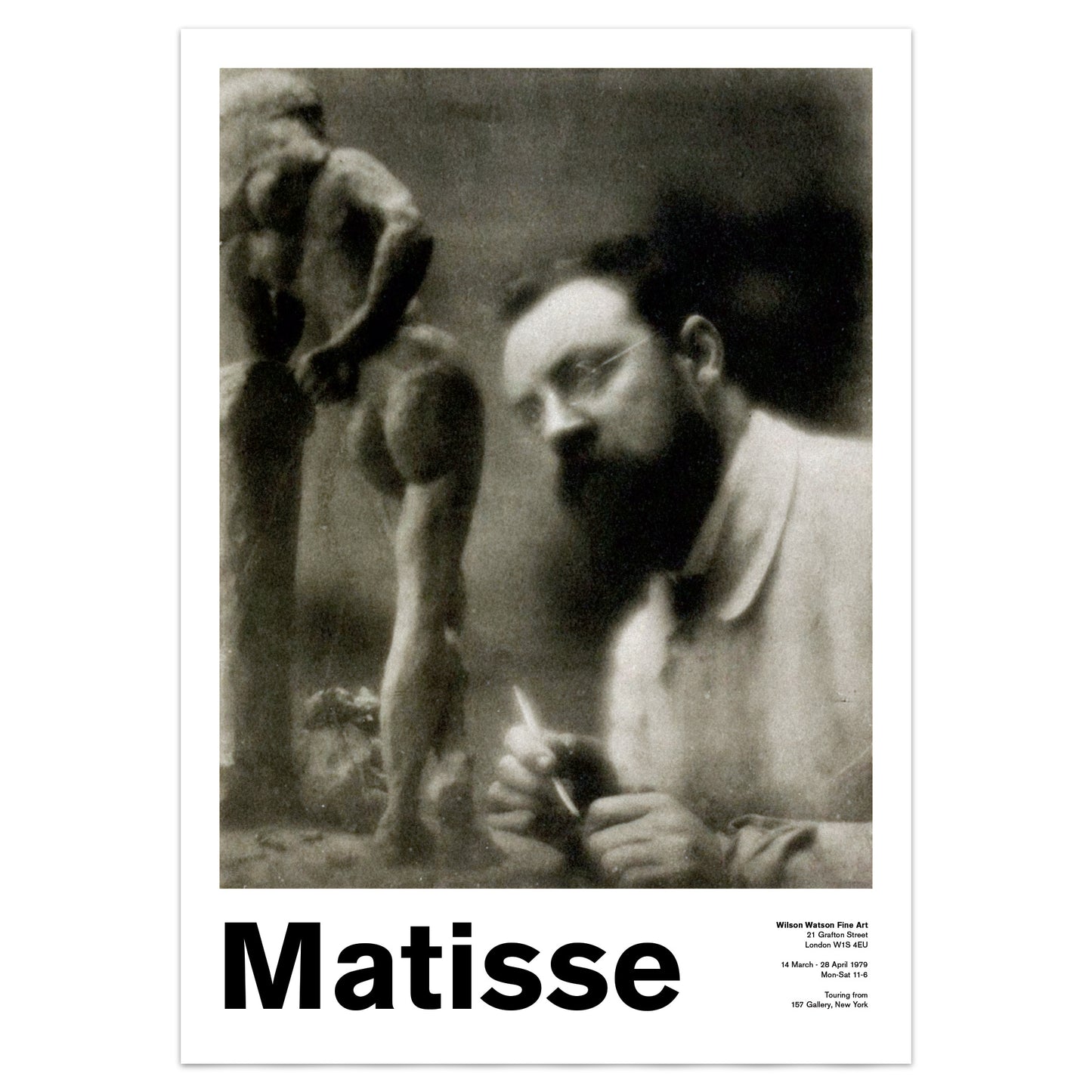Henri Matisse and 'La Serpentine' - Late 1970s Style Exhibition Poster