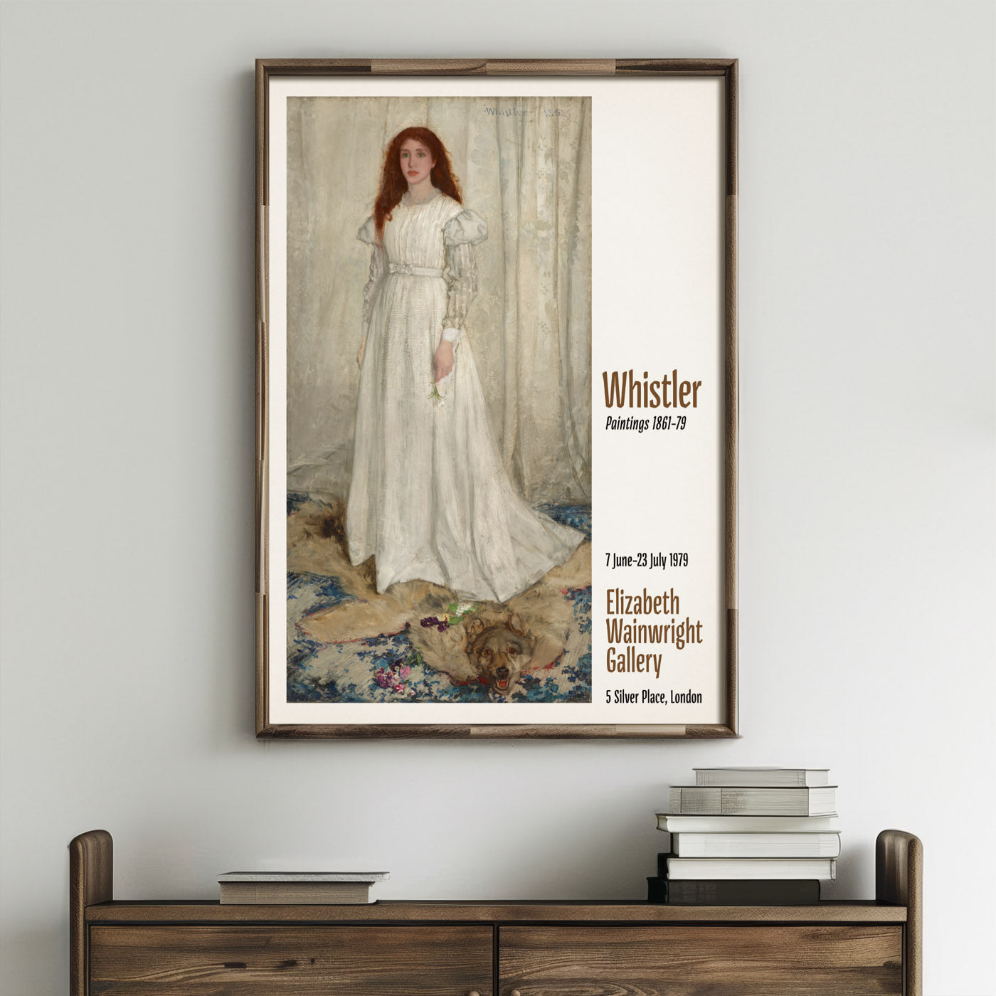 Whistler Exhibition Poster - 'Symphony in White No. 1: The White Girl'