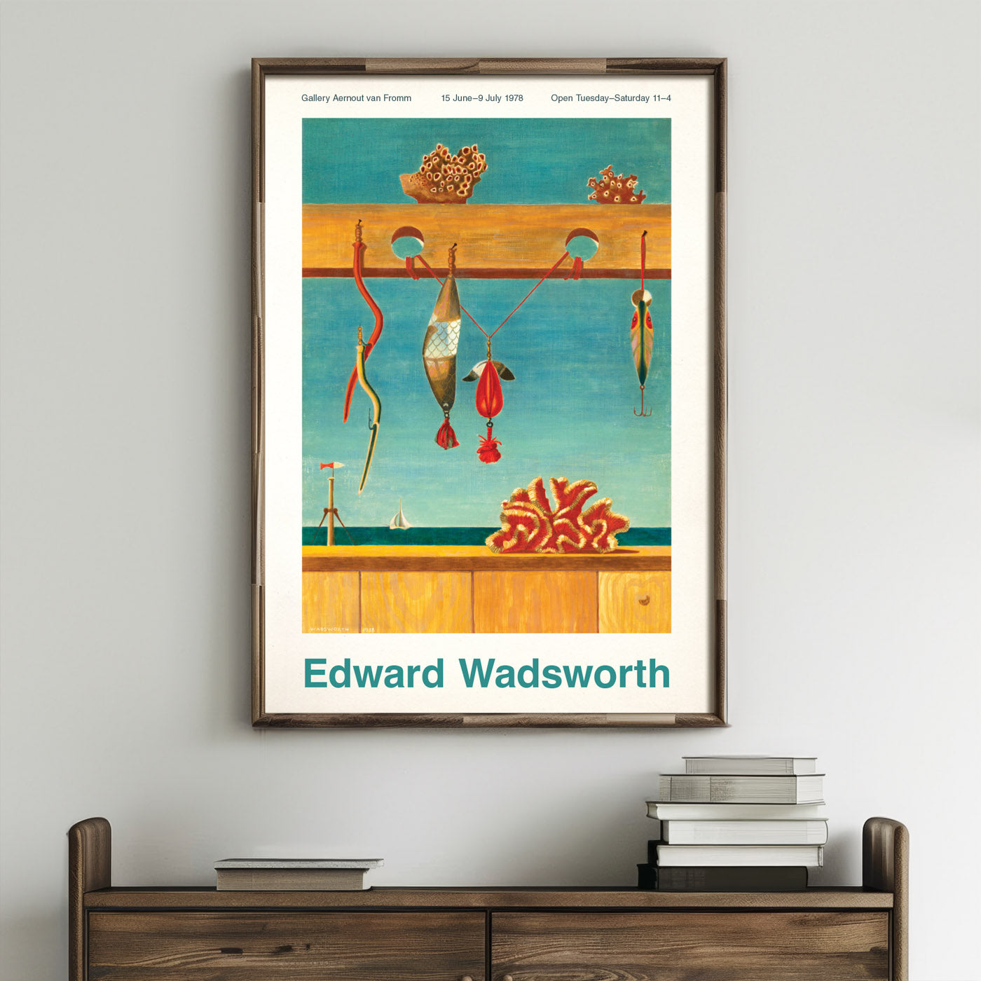 Edward Wadsworth 'Les Plats du Jour' Surrealist Exhibition Poster