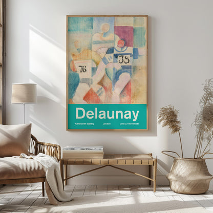 Robert Delaunay Poster: 'Étude pour les coureurs' - 'Study for The Runners'