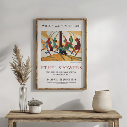 Ethel Spowers 'The Giant Stride' Exhibition Poster