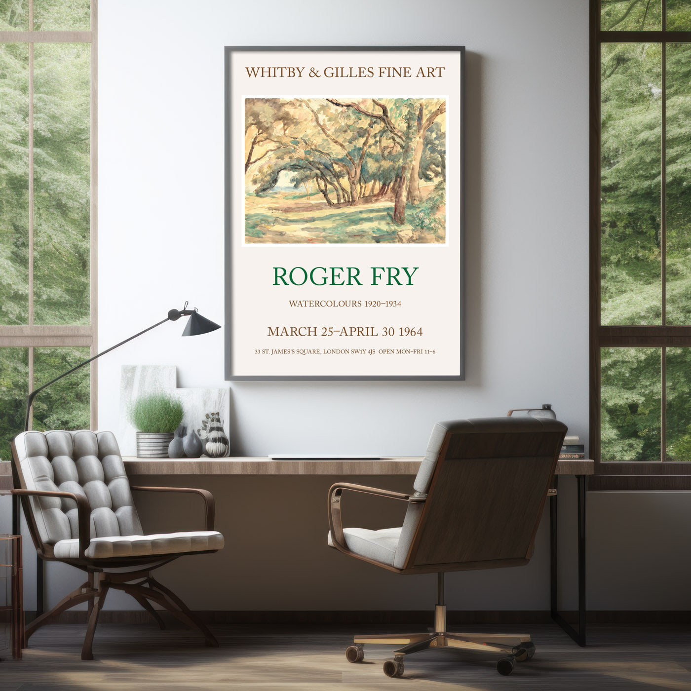 Decorative Art Poster  with Painting by Roger Fry