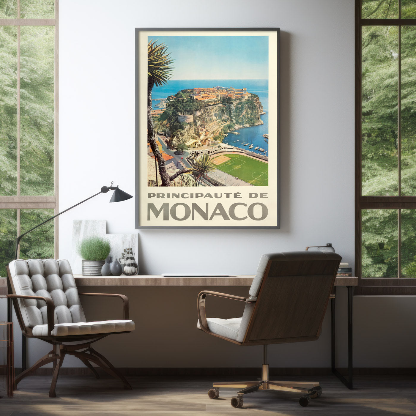 1960s Monaco Tourism Poster