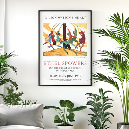 Ethel Spowers 'The Giant Stride' Exhibition Poster