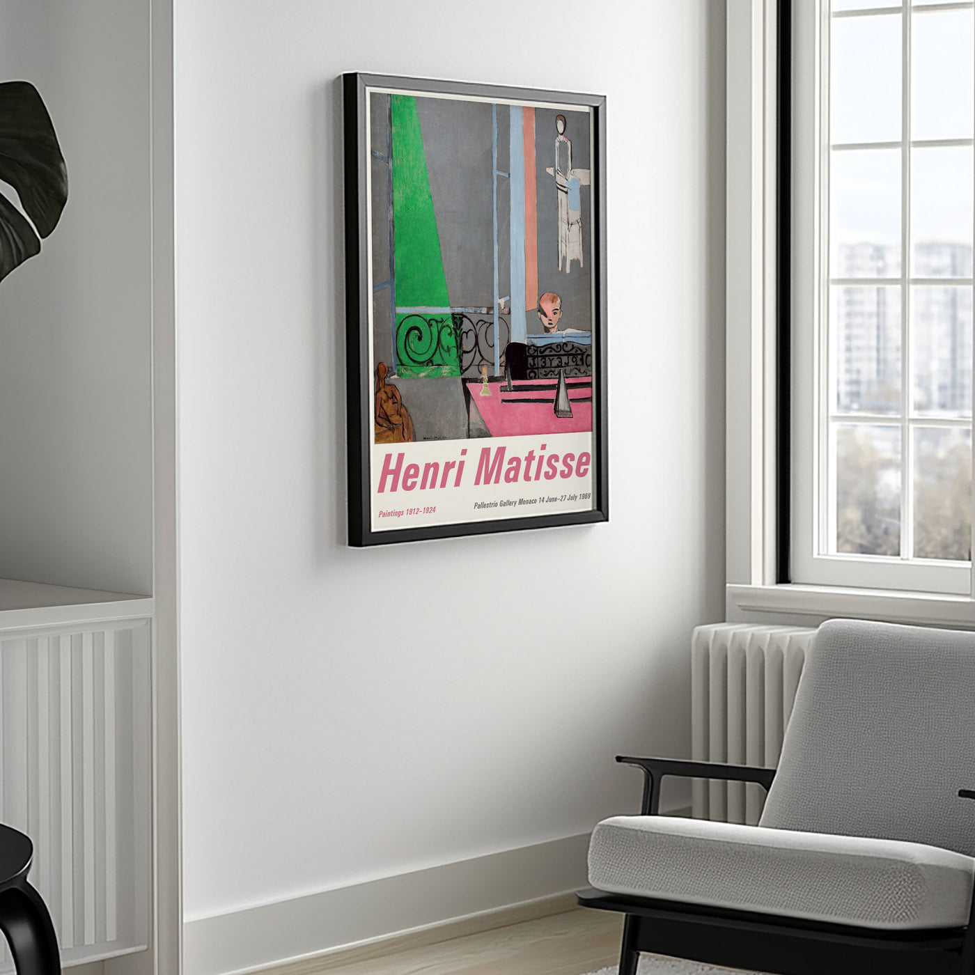 A modernist art print of The Piano Lesson, blending abstraction and representation.