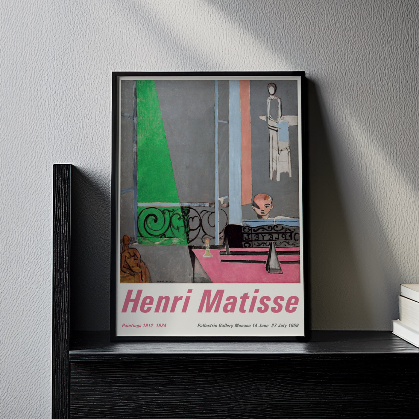 Vintage-inspired Henri Matisse poster, showcasing his structured, introspective composition.