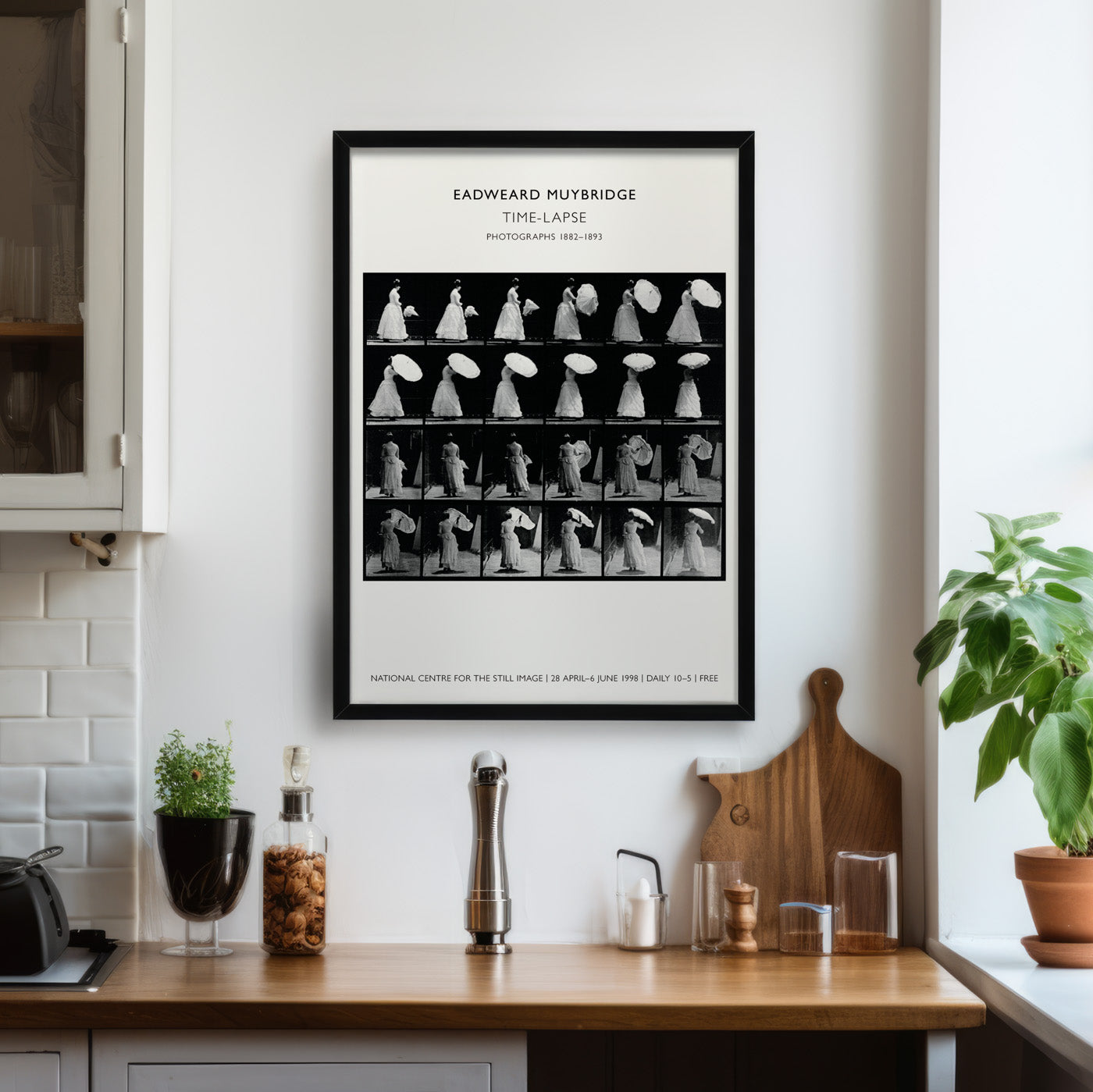 Eadweard Muybridge Time Lapse Exhibition Poster