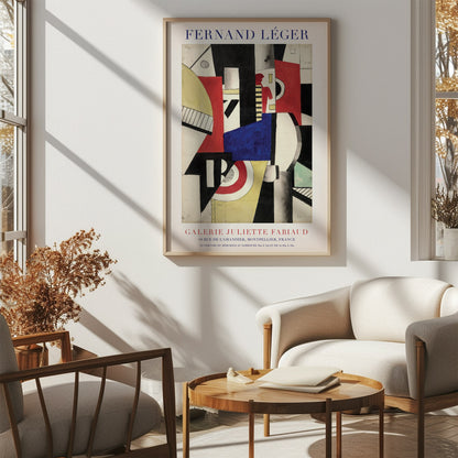 Fernand Léger Wall Art: 'Study For "The City"' Exhibition Poster Print