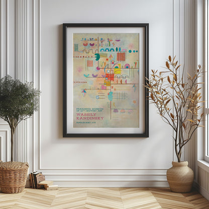 Wassily Kandinsky 1970s Exhibition Poster | Vintage Art & Design Collectible