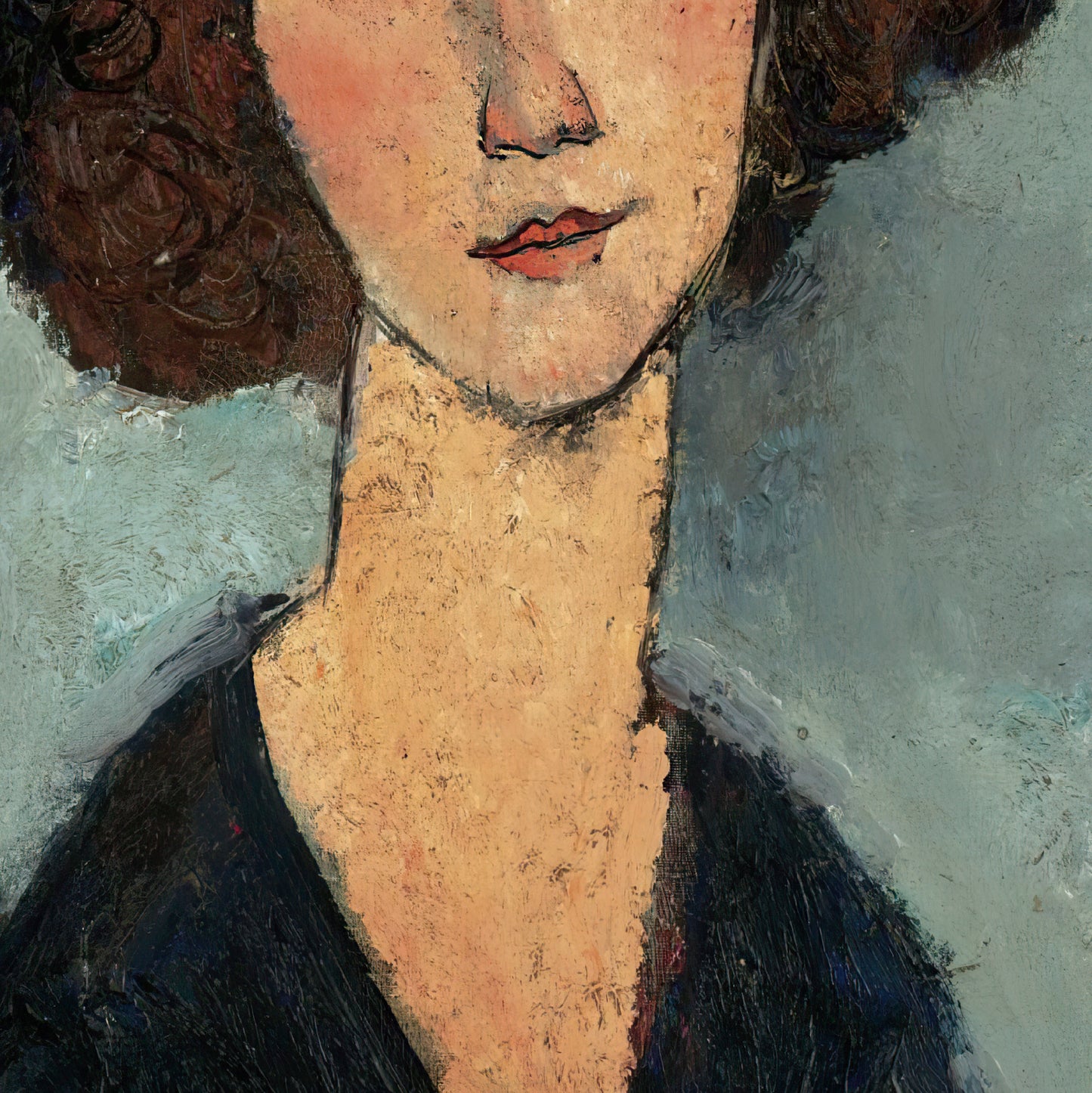 Amedeo Modigliani Exhibition Poster - 'Jeune Femme' 1917