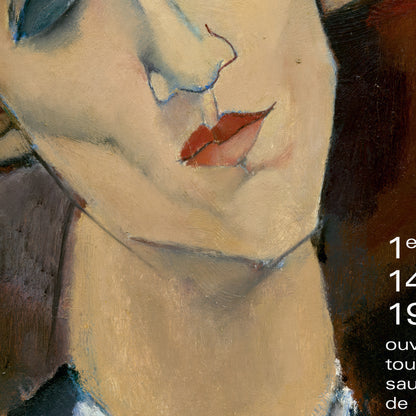 Amedeo Modigliani Exhibition Poster - 'Madame Kisling' 1917