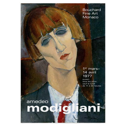 Amedeo Modigliani Exhibition Poster - 'Madame Kisling' 1917
