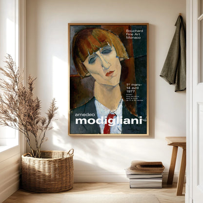Amedeo Modigliani Exhibition Poster - 'Madame Kisling' 1917