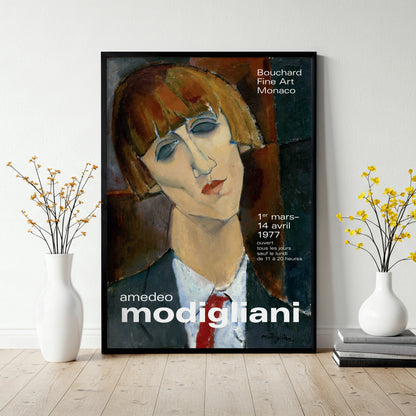 Amedeo Modigliani Exhibition Poster - 'Madame Kisling' 1917