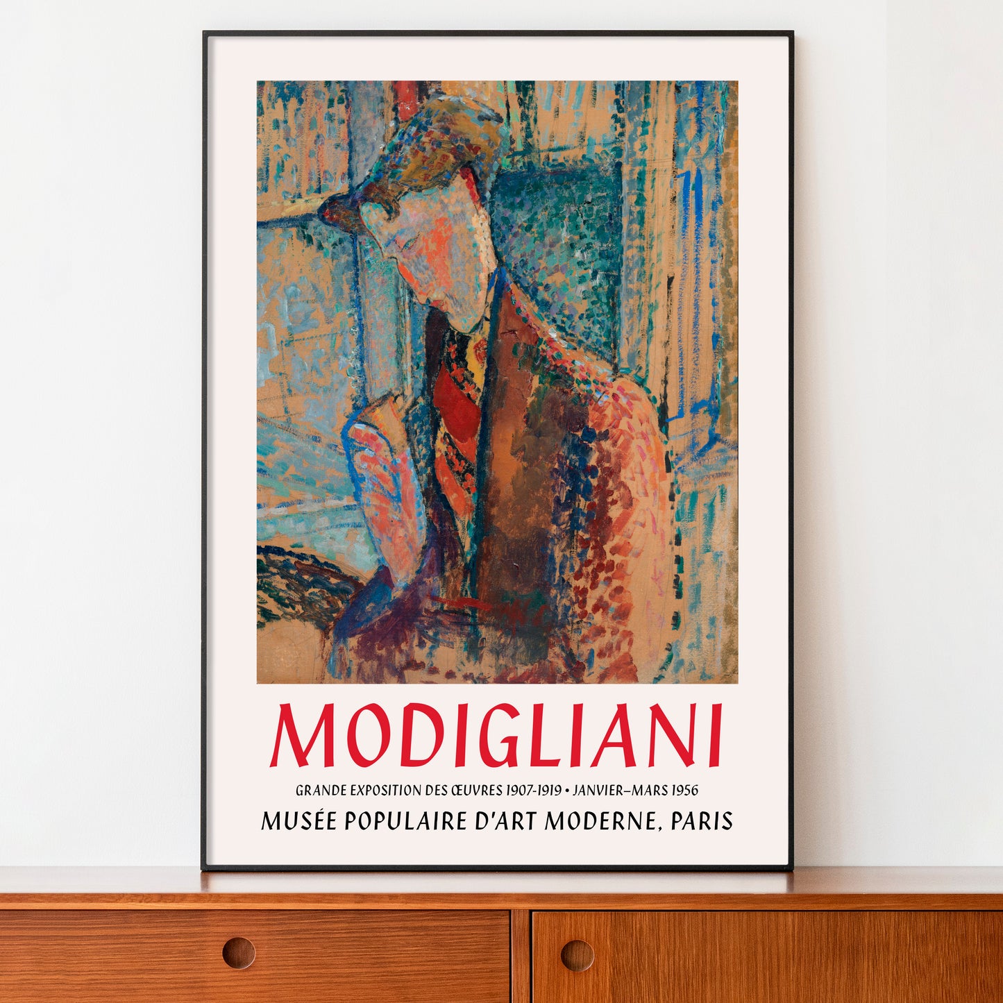 Amedeo Modigliani Exhibition Poster - Portrait of Frank Burty Haviland
