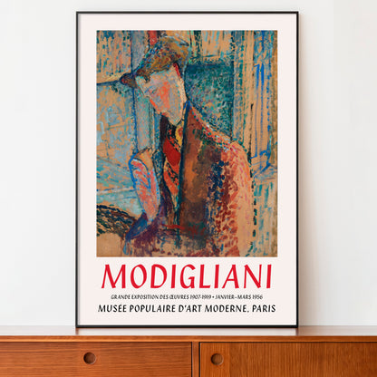 Amedeo Modigliani Exhibition Poster - Portrait of Frank Burty Haviland