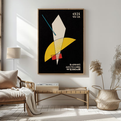 László Moholy-Nagy 1923 Bauhaus Exhibition Poster