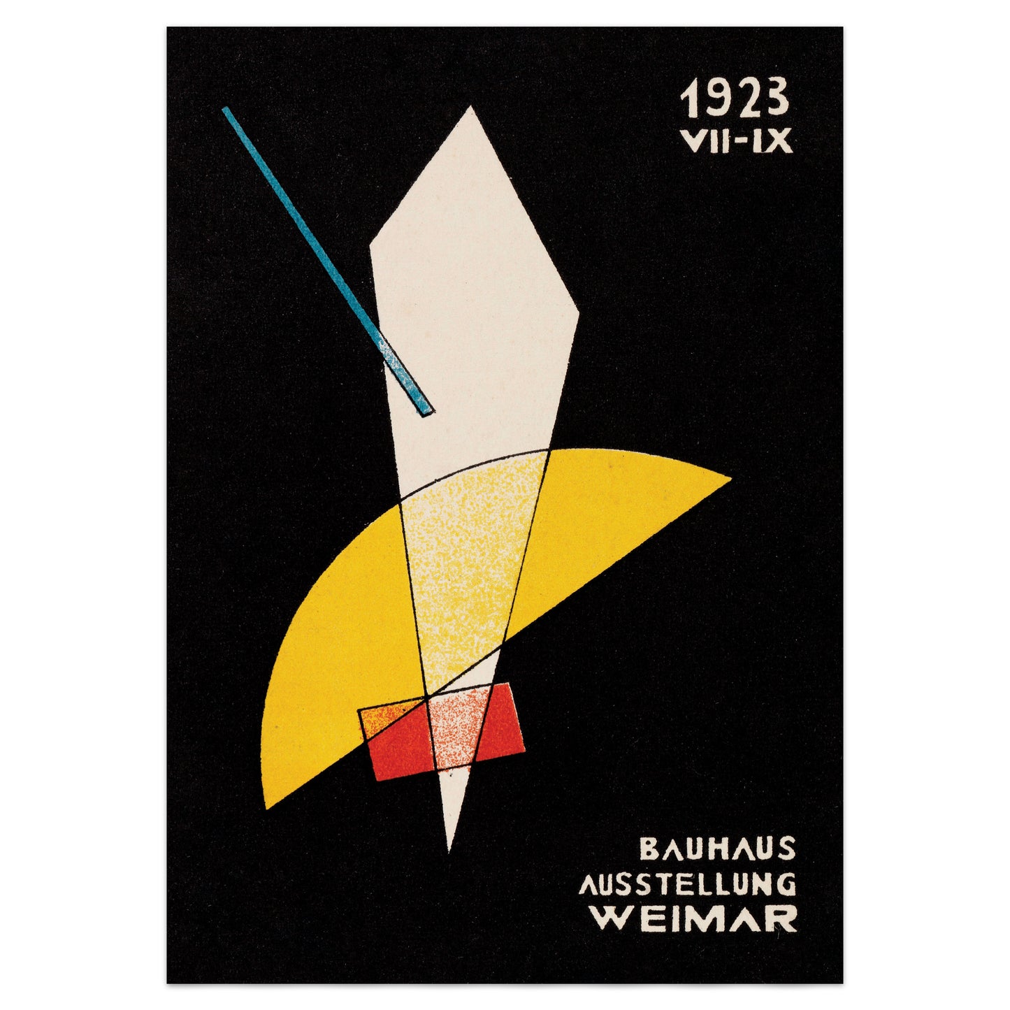 László Moholy-Nagy 1923 Bauhaus Exhibition Poster