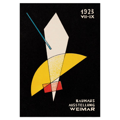 László Moholy-Nagy 1923 Bauhaus Exhibition Poster